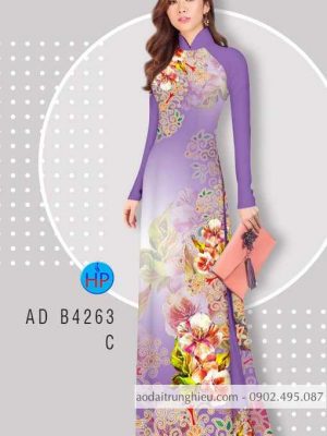 Vải áo dài hoa 3D kiểu mới AD B4263 21 1585108628 97 Vai ao dai hoa 3D kieu moi AD B4263