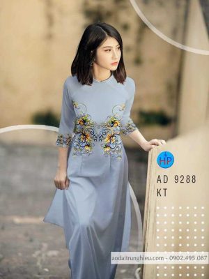 Vải áo dài Hoa in 3D kiểu mới AD 9288 24 1585213258 814 Vai ao dai Hoa in 3D kieu moi AD 9288