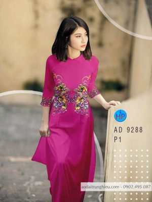 Vải áo dài Hoa in 3D kiểu mới AD 9288 25 1585213258 921 Vai ao dai Hoa in 3D kieu moi AD 9288