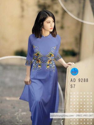 Vải áo dài Hoa in 3D kiểu mới AD 9288 35 1585213259 25 Vai ao dai Hoa in 3D kieu moi AD 9288