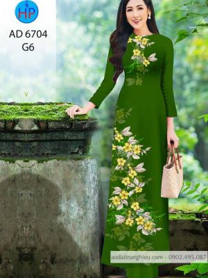 Vải áo dài hoa trên dưới kiểu mới AD 6704 29 1585213404 223 Vai ao dai hoa tren duoi kieu moi AD 6704