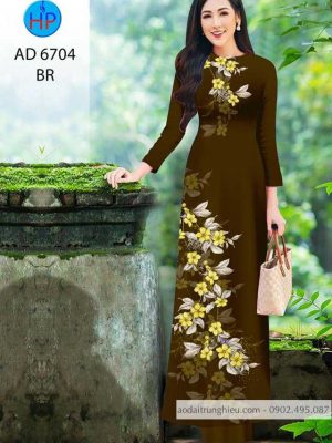 Vải áo dài hoa trên dưới kiểu mới AD 6704 34 1585213404 822 Vai ao dai hoa tren duoi kieu moi AD 6704