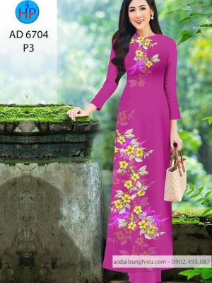 Vải áo dài hoa trên dưới kiểu mới AD 6704 36 1585213405 919 Vai ao dai hoa tren duoi kieu moi AD 6704