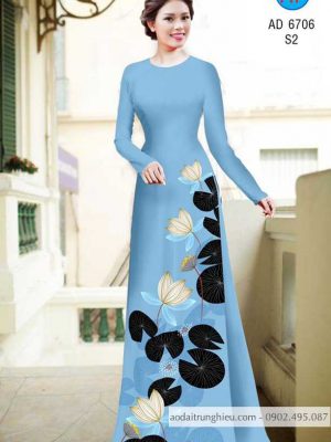 Vải áo dài hoa sen mới ra AD 6706 26 1585300598 227 Vai ao dai hoa sen moi ra AD 6706