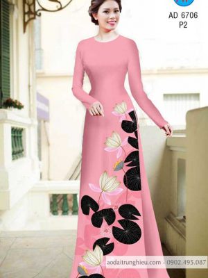 Vải áo dài hoa sen mới ra AD 6706 25 1585300598 257 Vai ao dai hoa sen moi ra AD 6706