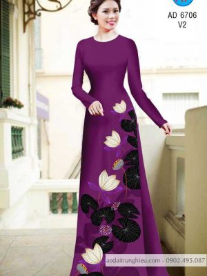 Vải áo dài hoa sen mới ra AD 6706 22 1585300598 427 Vai ao dai hoa sen moi ra AD 6706