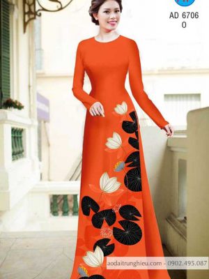 Vải áo dài hoa sen mới ra AD 6706 21 1585300598 66 Vai ao dai hoa sen moi ra AD 6706