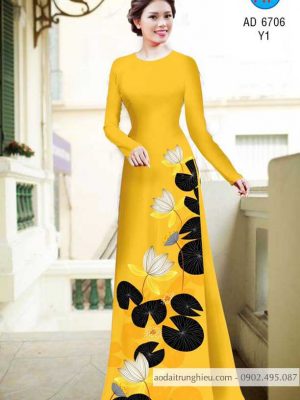Vải áo dài hoa sen mới ra AD 6706 28 1585300598 709 Vai ao dai hoa sen moi ra AD 6706