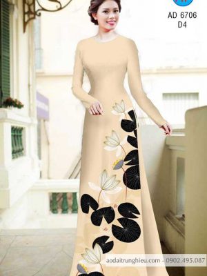 Vải áo dài hoa sen mới ra AD 6706 32 1585300599 176 Vai ao dai hoa sen moi ra AD 6706