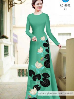 Vải áo dài hoa sen mới ra AD 6706 31 1585300599 224 Vai ao dai hoa sen moi ra AD 6706