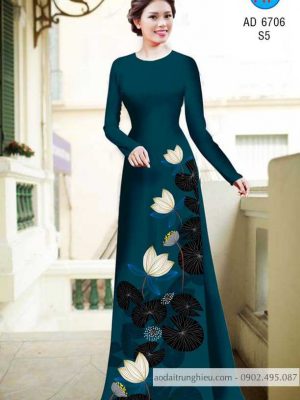Vải áo dài hoa sen mới ra AD 6706 29 1585300599 625 Vai ao dai hoa sen moi ra AD 6706