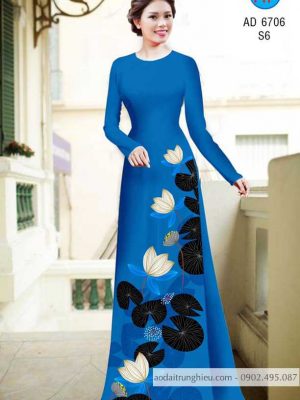 Vải áo dài hoa sen mới ra AD 6706 36 1585300600 815 Vai ao dai hoa sen moi ra AD 6706