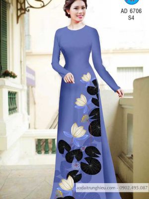 Vải áo dài hoa sen mới ra AD 6706 37 1585300600 9 Vai ao dai hoa sen moi ra AD 6706