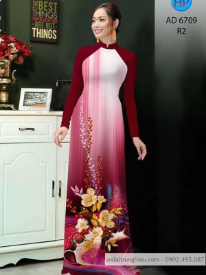 Vải áo dài hoa in 3D kiểu mới AD 6709 33 1585300823 222 Vai ao dai hoa in 3D kieu moi AD 6709
