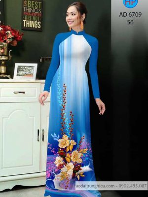 Vải áo dài hoa in 3D kiểu mới AD 6709 26 1585300823 33 Vai ao dai hoa in 3D kieu moi AD 6709