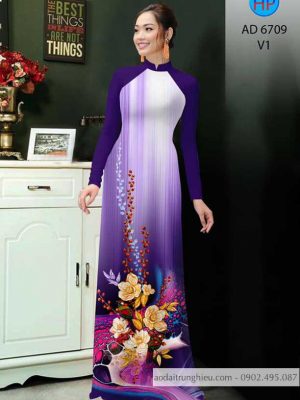 Vải áo dài hoa in 3D kiểu mới AD 6709 29 1585300823 818 Vai ao dai hoa in 3D kieu moi AD 6709