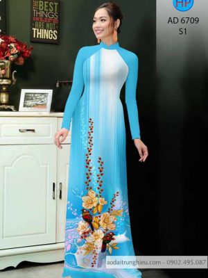 Vải áo dài hoa in 3D kiểu mới AD 6709 25 1585300823 81 Vai ao dai hoa in 3D kieu moi AD 6709