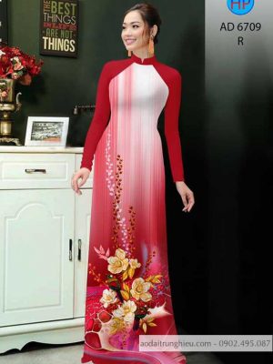 Vải áo dài hoa in 3D kiểu mới AD 6709 31 1585300823 977 Vai ao dai hoa in 3D kieu moi AD 6709
