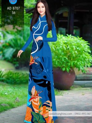 Vải áo dài in hoa 3D thiết kế 2020 AD 6707 24 1585300952 503 Vai ao dai in hoa 3D thiet ke 2020 AD