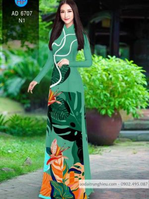 Vải áo dài in hoa 3D thiết kế 2020 AD 6707 31 1585300952 884 Vai ao dai in hoa 3D thiet ke 2020 AD