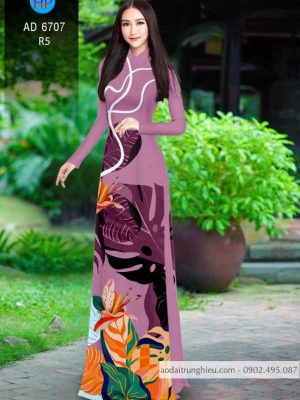 Vải áo dài in hoa 3D thiết kế 2020 AD 6707 23 1585300952 958 Vai ao dai in hoa 3D thiet ke 2020 AD