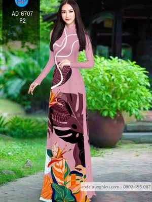 Vải áo dài in hoa 3D thiết kế 2020 AD 6707 37 1585300953 526 Vai ao dai in hoa 3D thiet ke 2020 AD