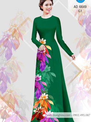 Vải áo dài hoa dọc thân mới ra AD 6649 26 1585368918 83 Vai ao dai hoa doc than moi ra AD 6649