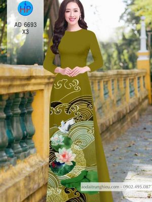 Vải áo dài hoa sen thiết kế 2020 AD 6693 26 1585370056 156 Vai ao dai hoa sen thiet ke 2020 AD 6693