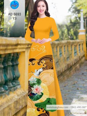 Vải áo dài hoa sen thiết kế 2020 AD 6693 28 1585370056 504 Vai ao dai hoa sen thiet ke 2020 AD 6693