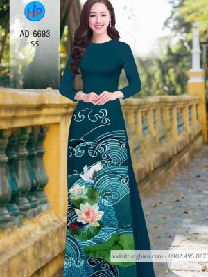 Vải áo dài hoa sen thiết kế 2020 AD 6693 24 1585370056 637 Vai ao dai hoa sen thiet ke 2020 AD 6693
