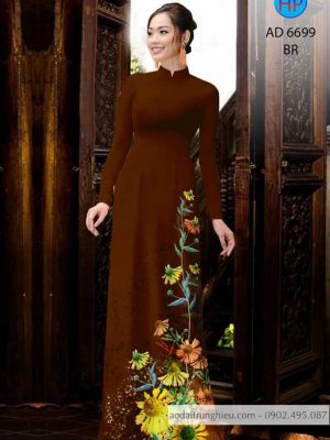 Vải áo dài hoa hướng dương thiết kế 2020 AD 6699 21 1585370185 172 Vai ao dai hoa huong duong thiet ke 2020 AD