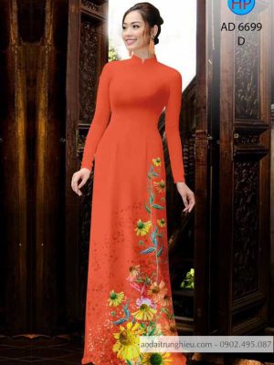 Vải áo dài hoa hướng dương thiết kế 2020 AD 6699 27 1585370185 603 Vai ao dai hoa huong duong thiet ke 2020 AD