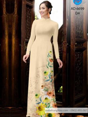 Vải áo dài hoa hướng dương thiết kế 2020 AD 6699 36 1585370186 263 Vai ao dai hoa huong duong thiet ke 2020 AD