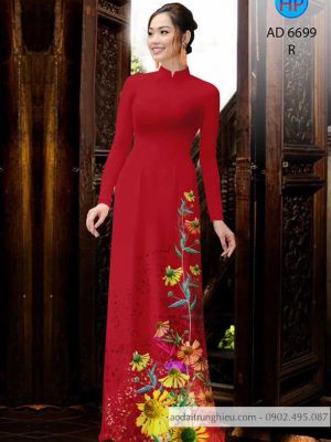 Vải áo dài hoa hướng dương thiết kế 2020 AD 6699 32 1585370186 494 Vai ao dai hoa huong duong thiet ke 2020 AD