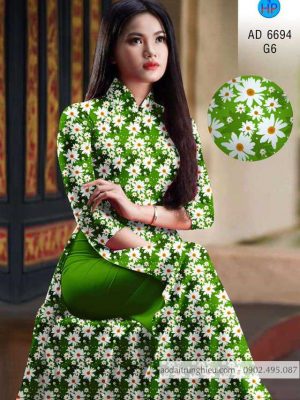 Vải áo dài hoa cúc đều thiết kế 2020 AD 6694 26 1585370329 292 Vai ao dai hoa cuc deu thiet ke 2020 AD