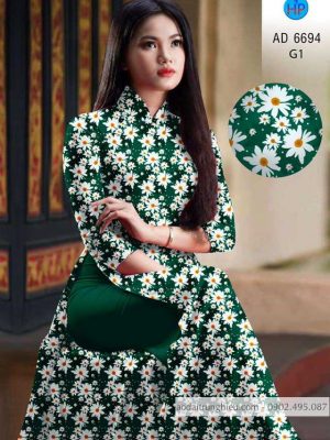 Vải áo dài hoa cúc đều thiết kế 2020 AD 6694 31 1585370329 328 Vai ao dai hoa cuc deu thiet ke 2020 AD