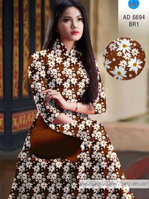 Vải áo dài hoa cúc đều thiết kế 2020 AD 6694 22 1585370329 640 Vai ao dai hoa cuc deu thiet ke 2020 AD