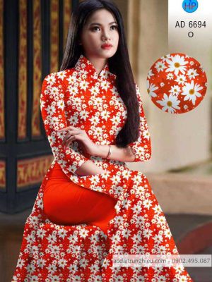 Vải áo dài hoa cúc đều thiết kế 2020 AD 6694 36 1585370329 768 Vai ao dai hoa cuc deu thiet ke 2020 AD