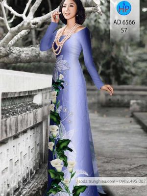 Vải áo dài hoa ly mới ra AD 6566 24 1585472555 672 Vai ao dai hoa ly moi ra AD 6566