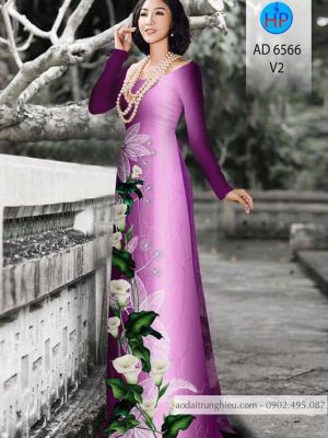 Vải áo dài hoa ly mới ra AD 6566 33 1585472556 346 Vai ao dai hoa ly moi ra AD 6566