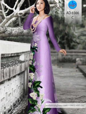 Vải áo dài hoa ly mới ra AD 6566 36 1585472556 879 Vai ao dai hoa ly moi ra AD 6566
