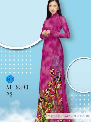 Vải áo dài hoa 3D kiểu mới AD 9303 23 1585472757 574 Vai ao dai hoa 3D kieu moi AD 9303