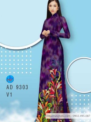 Vải áo dài hoa 3D kiểu mới AD 9303 26 1585472757 877 Vai ao dai hoa 3D kieu moi AD 9303
