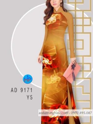 Vải áo dài hoa 3D mới ra AD 9171 24 1585474877 589 Vai ao dai hoa 3D moi ra AD 9171