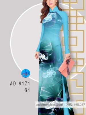 Vải áo dài hoa 3D mới ra AD 9171 26 1585474877 781 Vai ao dai hoa 3D moi ra AD 9171