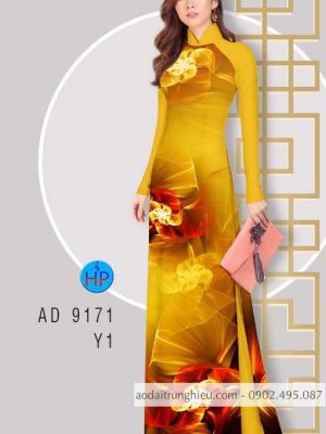 Vải áo dài hoa 3D mới ra AD 9171 27 1585474878 185 Vai ao dai hoa 3D moi ra AD 9171