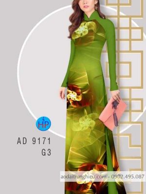 Vải áo dài hoa 3D mới ra AD 9171 29 1585474878 331 Vai ao dai hoa 3D moi ra AD 9171