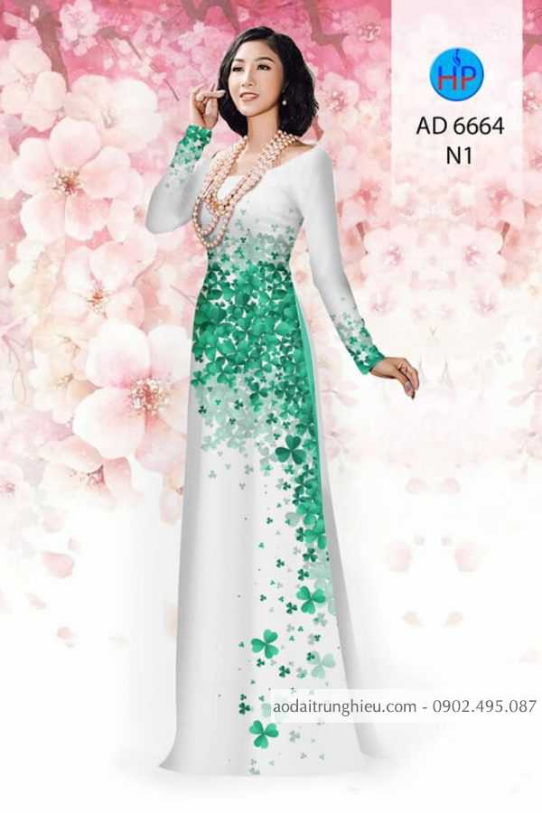 Vai ao dai Co ba la moi ra AD 6664