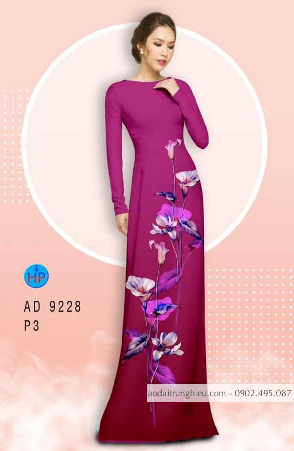 Vai ao dai Hoa Thuy Vu thiet ke 2020 AD