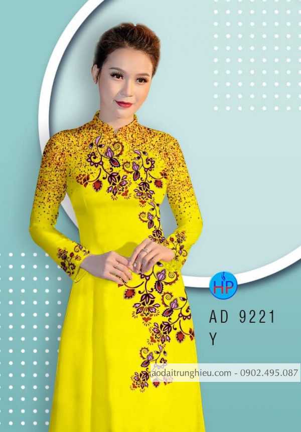 Vai ao dai Hoa in 3D moi ra AD 9221